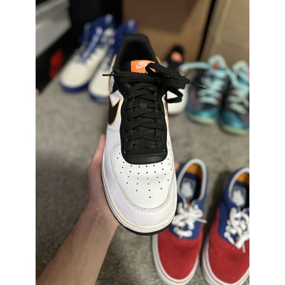 Nike Air Force 1 '07 LV8 White Black 2019 Size 12 - Picture 2 of 4